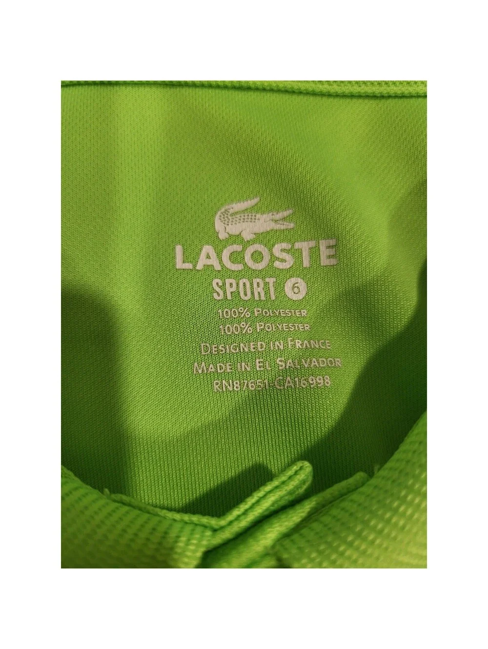 Lacoste Sport Men's Ultra Dry Raglan Sleeve Golf Polo Shirt-63